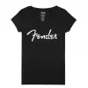 Fender Spaghetti Logo Women′s Tee, Black, Large koszulka Fender Spaghetti Logo Women′s Tee, Black, Large koszulka