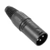 Adam Hall Connectors 7850 - Wtyczka XLR, mska, czarna