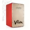 J.Leiva Percussion Cajon Viva Red (lacquered) instrument perkusyjny