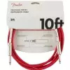 Fender Orginal Series Instrument Cable 10′ Fiesta Red kabel gitarowy 3m