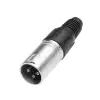 Adam Hall Connectors 7914 - XLR Plug male 3-pin silver