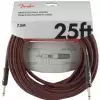 Fender Professional Series Instrument Cable 25′ Red Tweed  kabel gitarowy