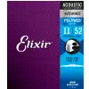 Elixir 11025 PW Custom Light 80/20 Bronze struny do gitary akustycznej 11-52