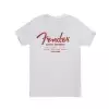 Fender Electric Instruments Men′s T-Shirt, White, L koszulka