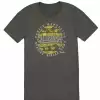 Fender Cali Coastal Yellow Waves Men′s T-Shirt, Gray, M koszulka