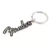 Fender Logo Key Chain Silver/Black breloczek