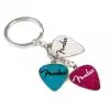 Fender Picks Keychain Pink, Turq, Pearl breloczek Fender Picks Keychain Pink, Turq, Pearl breloczek