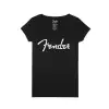 Fender Spaghetti Logo Women′s Tee, Black, Small koszulka