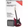 Fender Affinity Series Stratocaster HSS Pack, Laurel Fingerboard, Candy Apple Red, 230V EUR gitara elektryczna zestaw