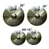 SOULTONE CBR RID20 CRS18 HHT14 REG PACK zestaw talerzy perkusyjnych SOULTONE CBR RID20 CRS18 HHT14 REG PACK zestaw talerzy perkusyjnych