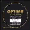 Optima 2028CL (674637) Struny do gitary elektrycznej Gold Strings Round Wound Komplet