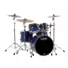 PDP (PD806029) Drumset Silver to Black Sparkle Fade