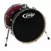 PDP by DW Bass Drum Concept Maple, Red to Black Sparkle Fade