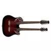 Ovation CSE225-RRB Elite Double Neck Super Shallow Ruby Red Burst Gitara elektroakustyczna