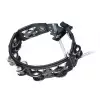 Latin Percussion Tamburyn Cyclop mountable Stalowe dzwonki, czarny