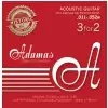 Adamas (664573) Phosphor Bronze Historic Reissue, struny do gitary akustycznej - 3pack Light .012-.053