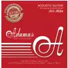 Adamas (664560) Phosphor Bronze Historic Reissue, struny do gitary akustycznej - Super-Light .011-.052