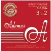 Adamas (664573) Phosphor Bronze Historic Reissue, struny do gitary akustycznej - 3pack Light .012-.053