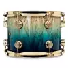 Drum Workshop Tom Tomy 13 x 6″ Exotic Natural to Regal to Royal Fade over Kurillian Birch