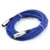 Monacor MEC-1000/BL przew�d XLR-XLR 10m, niebieski