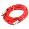 Monacor MEC-1000/RT kabel XLR-XLR 10m, czerwony