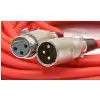 Monacor MEC-1000/RT kabel XLR-XLR 10m, czerwony