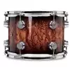 Drum Workshop Tom Tomy 10 x 10″ Exotic Candy Black Burst over Bubinga