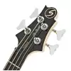 Samick MCR1 BK Greg Bennett Corsair gitara basowa, krtka skala, czarna