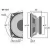 Monacor SP-13/4 gonik uniwersalny 4 Ohm