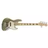Fender American Elite Jazz Bass V, Maple Fingerboard, Champagne gitara basowa