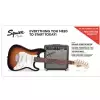 Fender Strat SS Pack, Rosewood Fingerboard, Brown Sunburst, 230V EUR zestaw