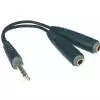 Klotz AYB-1 kabel TRS / 2x gniazdo TRS 0,2m