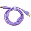 DJ TECHTOOLS Chroma Cable kabel USB 1.5m prosty (fioletowy)