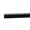 Adam Hall Parts 61555 BLK - Szyna rack, podwjna, czarna, 45U