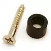 Fender Pickguard Mounting Screw with Spacer, Chrome