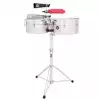 Latin Percussion Timbalesy Tito Puente Stainless Steel 14″/15″