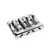 Fender HiMass 4-String Bass Bridge Assembly With Brass Saddles, Chrome