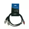 Accu Cable AC 2XF-2R/1,5 przewd  2x XLR - 2x RCA 1,5m