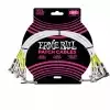 Ernie Ball 6055 kabel gitarowy 0,30 m (3 pack)