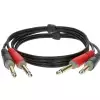 Klotz AT JJ 0100 kabel 2x TS / 2x TS  1m