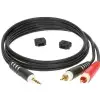 Klotz AY7 0100 kabel mini TRS / 2xRCA  1m