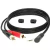 Klotz AY7 A0100 kabel mini TRS ktowy / 2xRCA  1m