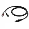 Procab CAB711 kabel mini jack stereo-2xRCA 1,5m