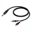 Procab CAB715 kabel jack mono -2xRCA 3,0m