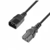 Adam Hall Cables 8101 KE 0300 - Kabel przeduajcy C13 - C14, 3 m