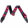 Jackson Strap with Double V Pattern BLK/RED Black pasek gitarowy