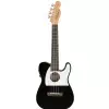 Fender Fullerton Telecaster ukulele Black ukulele koncertowe elektroakustyczne