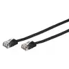 Monacor CAT-61F/SW kabel sieciowy Cat.6 U/UTP, p�aski, 1m