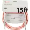 Fender Orginal 15′ Shell Pink kabel gitarowy