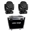 Colorstage BEYE Roto Zoom 19x15W RGBW zestaw 2x gowa ruchoma + case